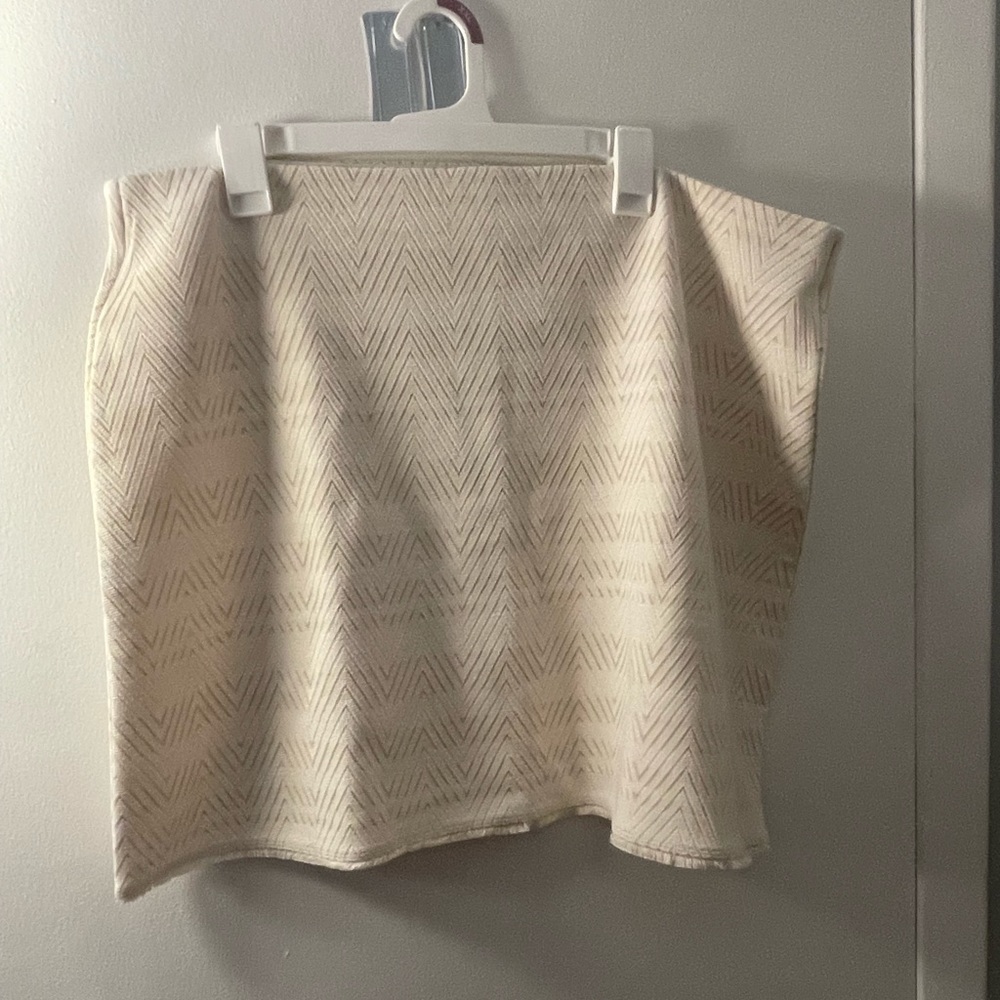 Cream Skirt from Loft